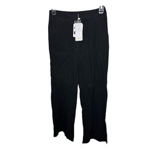 Comments Black Wide Leg‎ Pull On Casual Pants XS Extra Small New With Tags